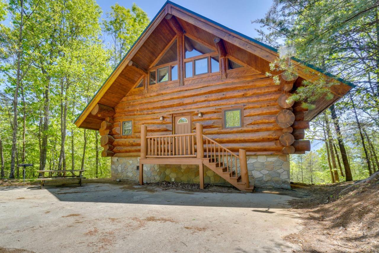 Smoky Mountain Vacation Rental Cabin With Hot Tub! แกตลิงเบิร์ก ภายนอก รูปภาพ